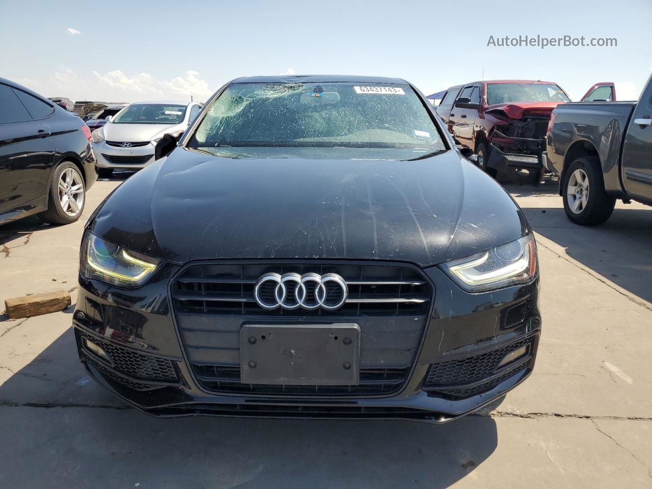 2016 Audi A4 Premium S-line Black vin: WAUAFAFLXGN017389