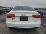 2014 Audi A4 Premium White vin: WAUAFBFL9EA080414