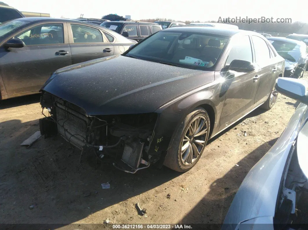 2014 Audi A8 3.0t Gray vin: WAUAGAFD1EN008860