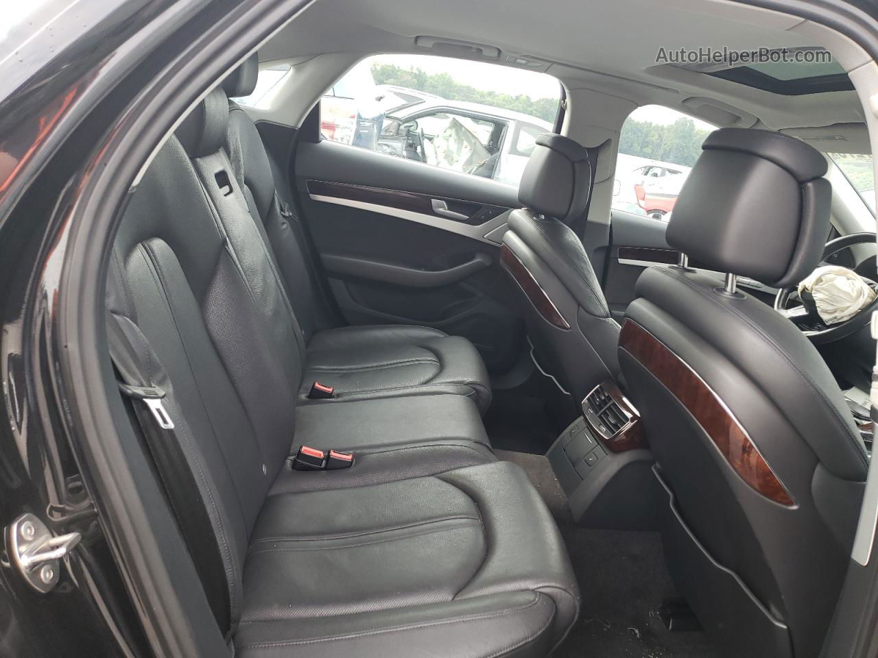 2014 Audi A8 Quattro Черный vin: WAUAGAFD3EN004857