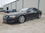 2014 Audi A8 Quattro Черный vin: WAUAGAFD4EN010098