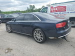 2014 Audi A8 Quattro Blue vin: WAUAGAFD7EN003632