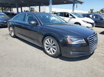 2014 Audi A8 Quattro Black vin: WAUAGAFD9EN002787