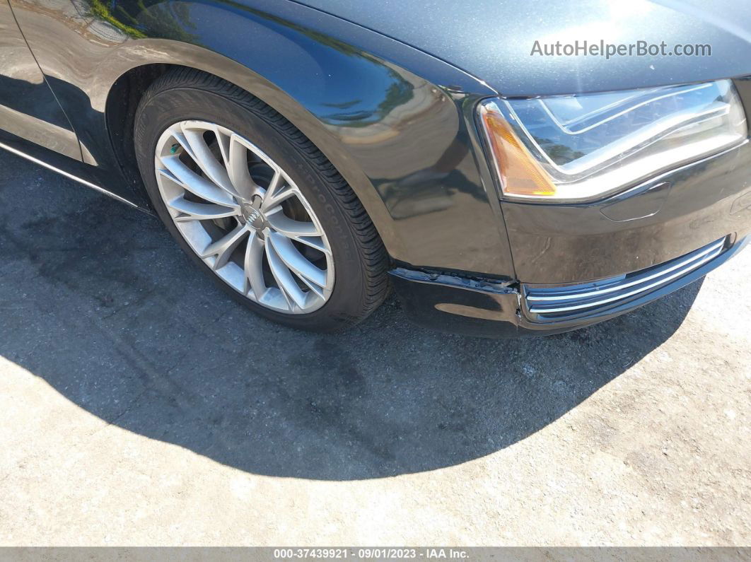 2014 Audi A8 3.0t Black vin: WAUAGAFDXEN002880