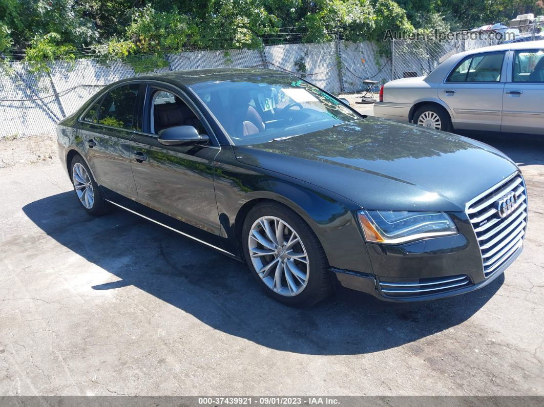 2014 Audi A8 3.0t Black vin: WAUAGAFDXEN002880