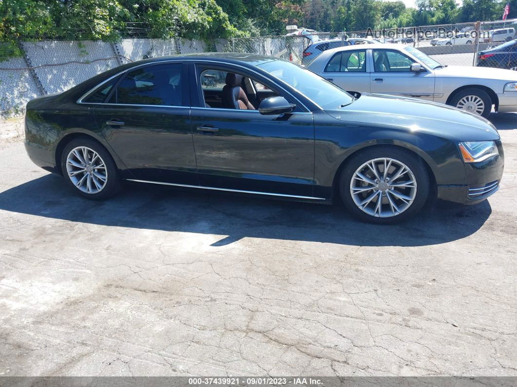 2014 Audi A8 3.0t Черный vin: WAUAGAFDXEN002880