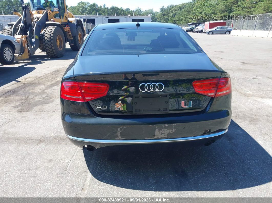 2014 Audi A8 3.0t Black vin: WAUAGAFDXEN002880