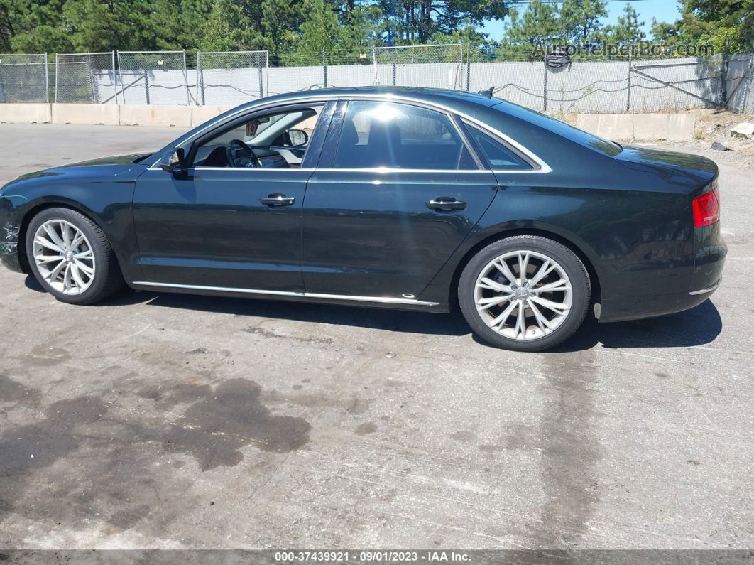 2014 Audi A8 3.0t Black vin: WAUAGAFDXEN002880