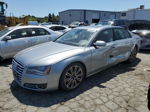 2014 Audi A8 Quattro Gray vin: WAUAGAFDXEN003009