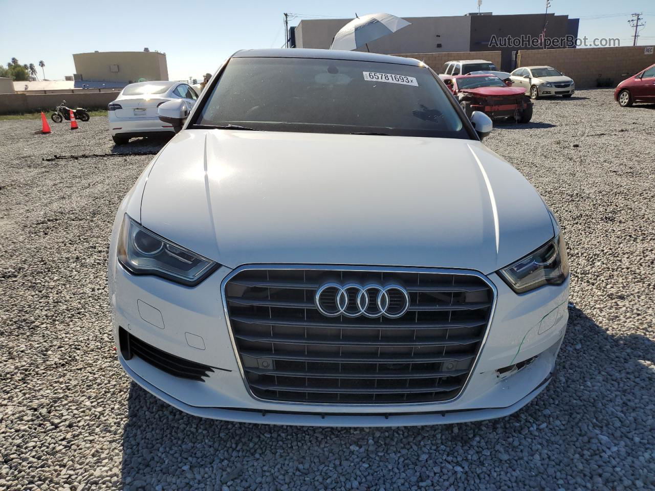 2015 Audi A3 Premium White vin: WAUAJGFF4F1046291