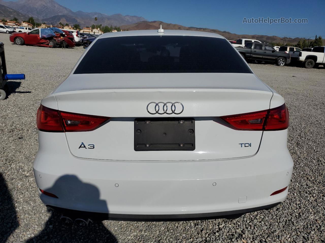 2015 Audi A3 Premium White vin: WAUAJGFF4F1046291