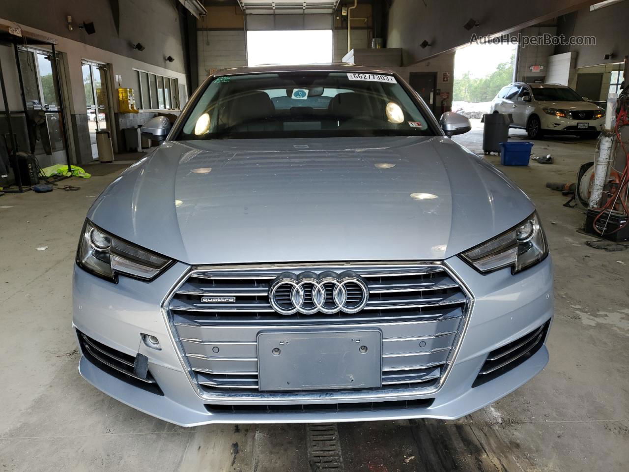 2017 Audi A4 Premium Silver vin: WAUANAF40HN005619