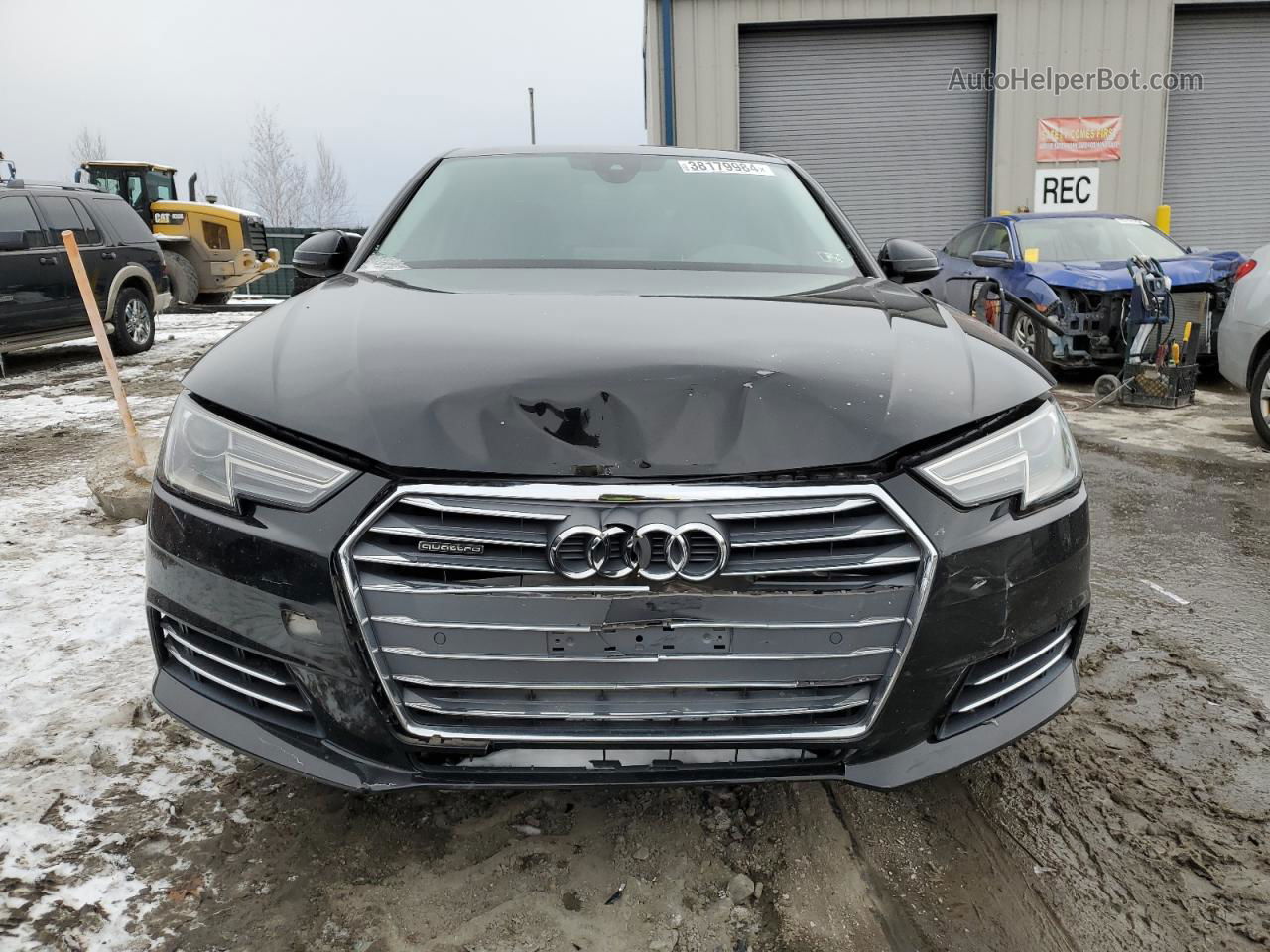 2017 Audi A4 Premium Black vin: WAUANAF40HN008049