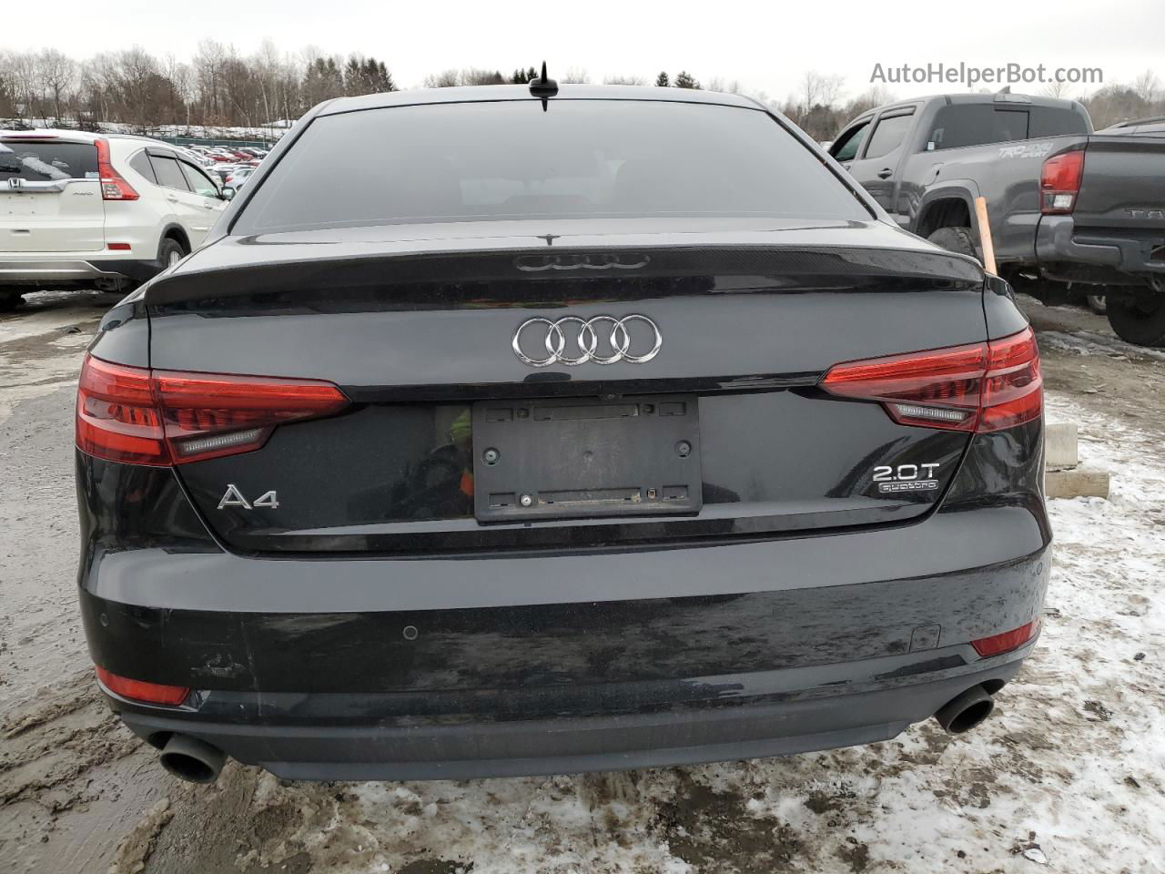 2017 Audi A4 Premium Black vin: WAUANAF40HN008049