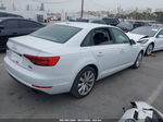 2017 Audi A4 2.0t Premium White vin: WAUANAF40HN050091