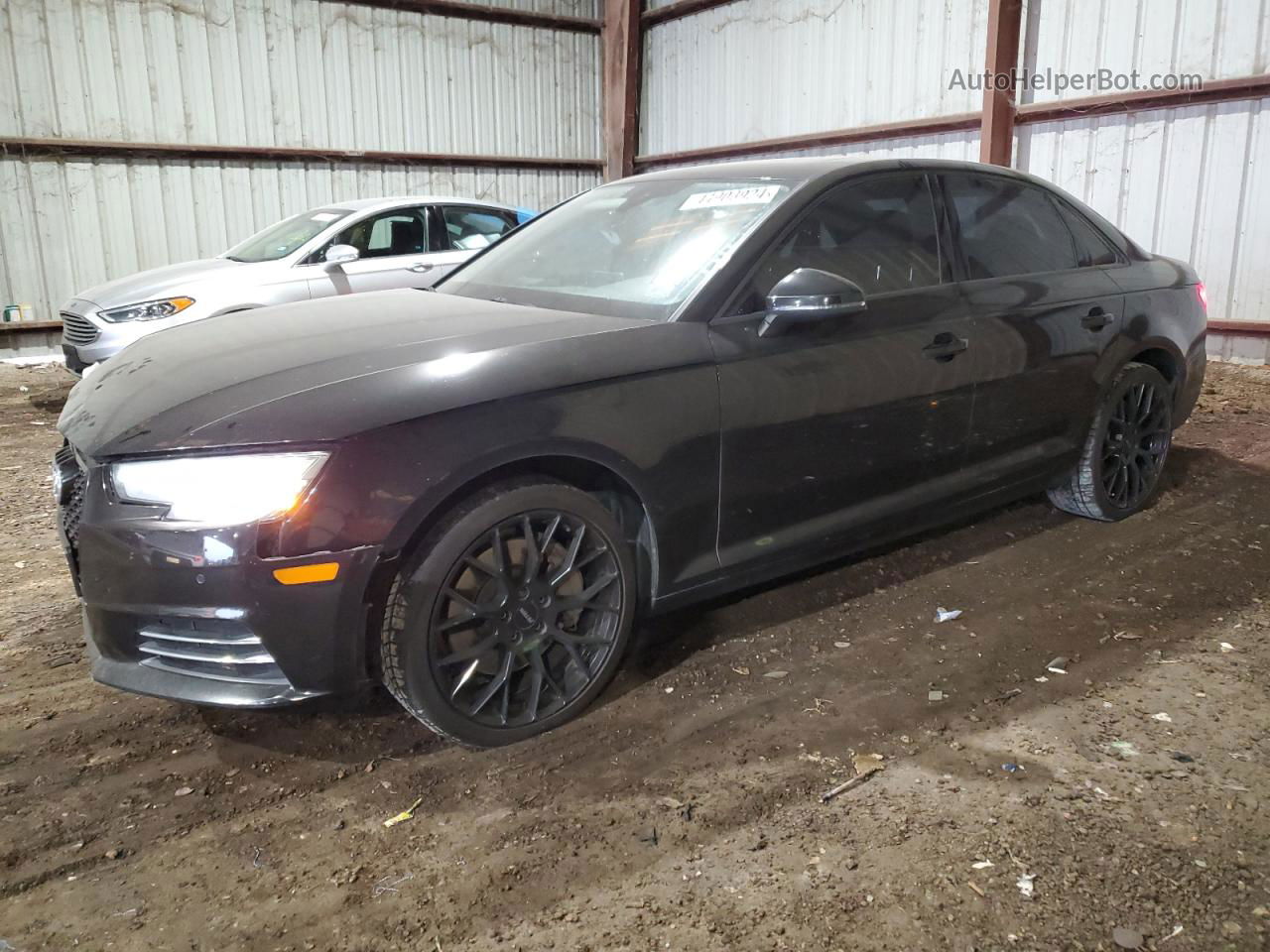 2017 Audi A4 Premium Black vin: WAUANAF41HN009159