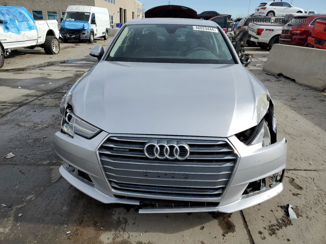 2017 Audi A4 Premium Silver vin: WAUANAF41HN026771