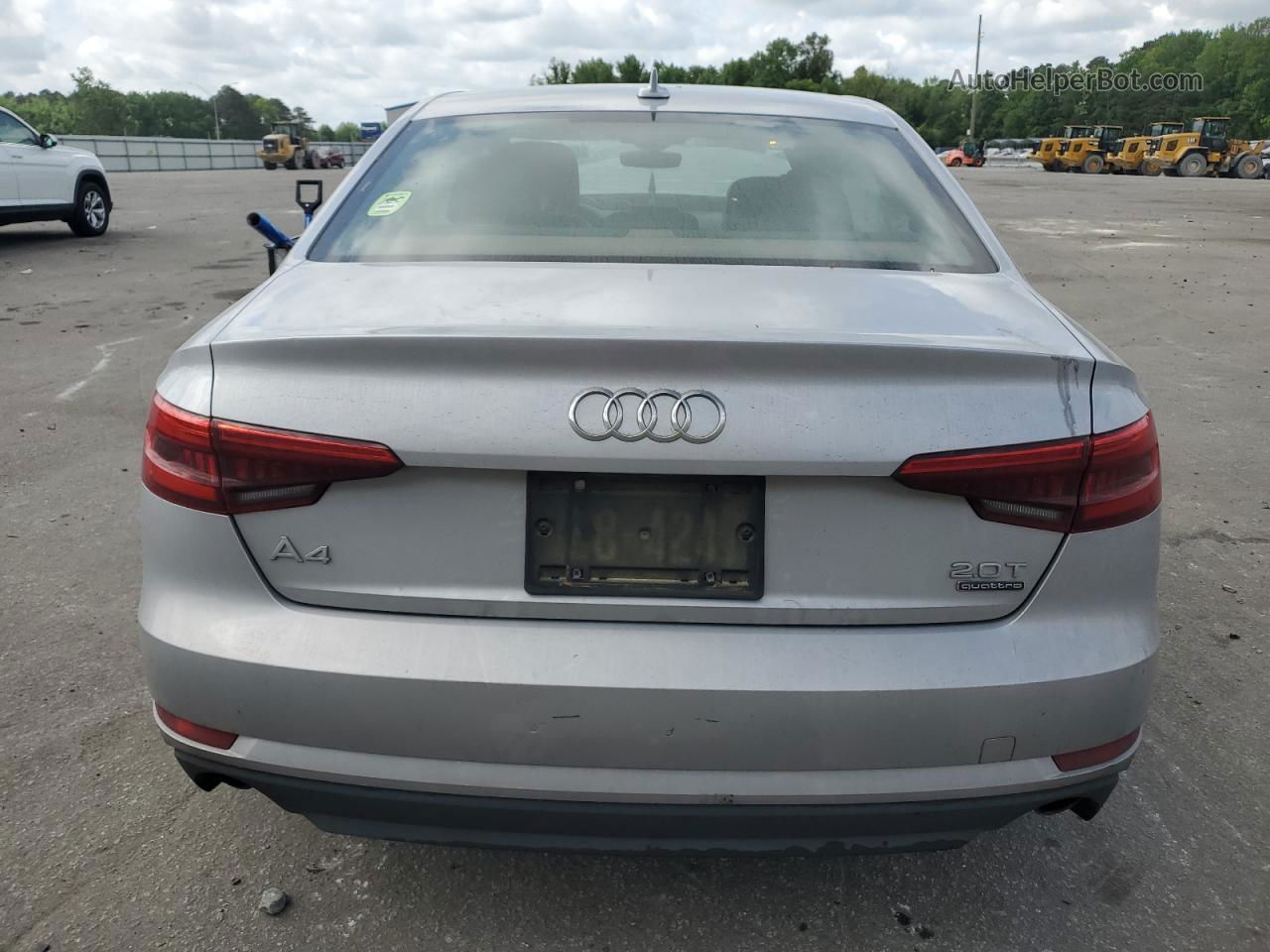 2017 Audi A4 Premium Silver vin: WAUANAF41HN032831