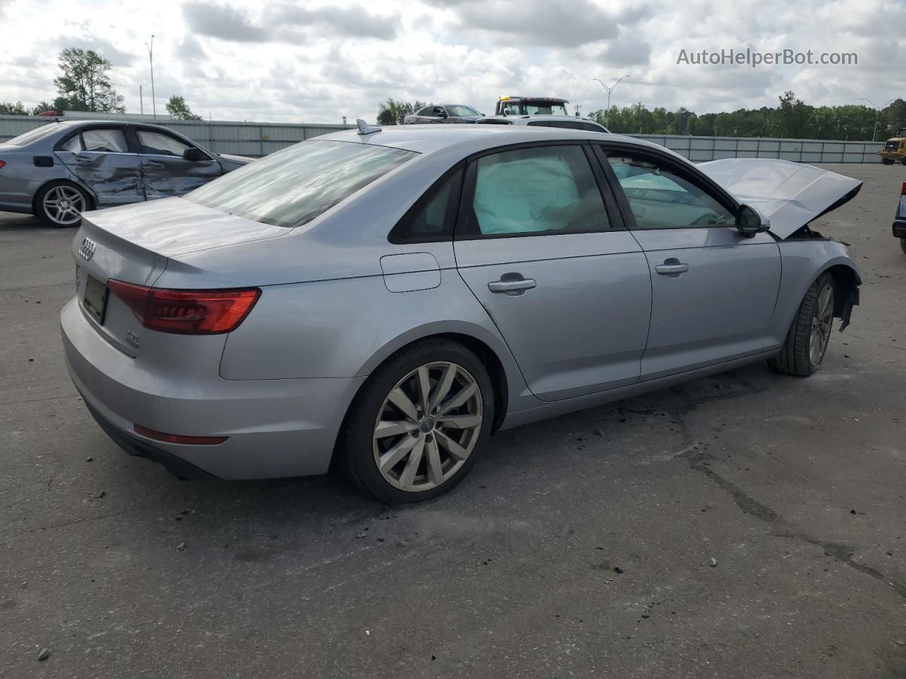 2017 Audi A4 Premium Silver vin: WAUANAF41HN032831