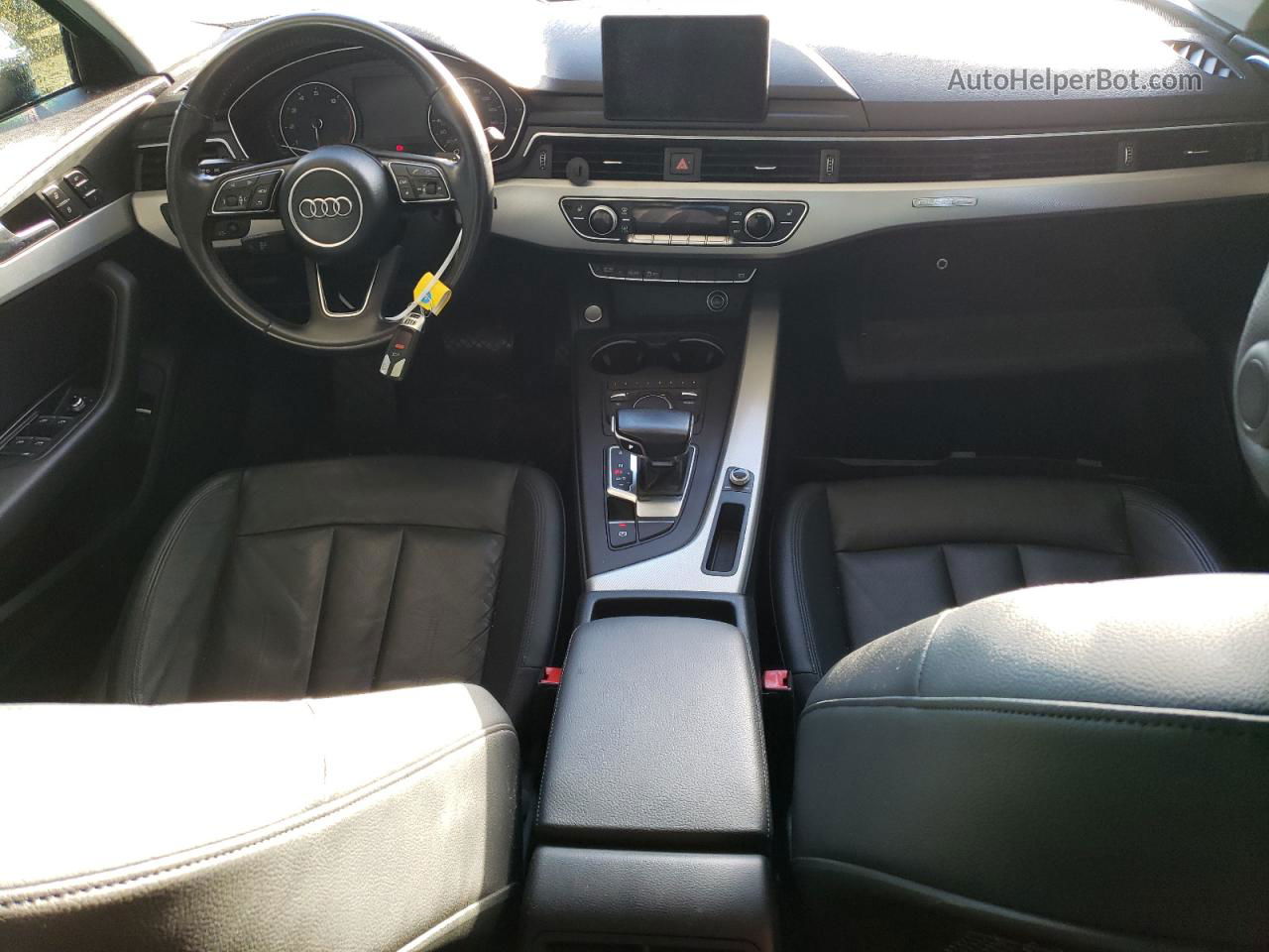 2017 Audi A4 Premium Черный vin: WAUANAF41HN036166