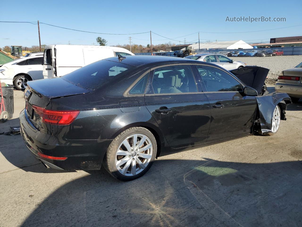 2017 Audi A4 Premium Black vin: WAUANAF42HA074660