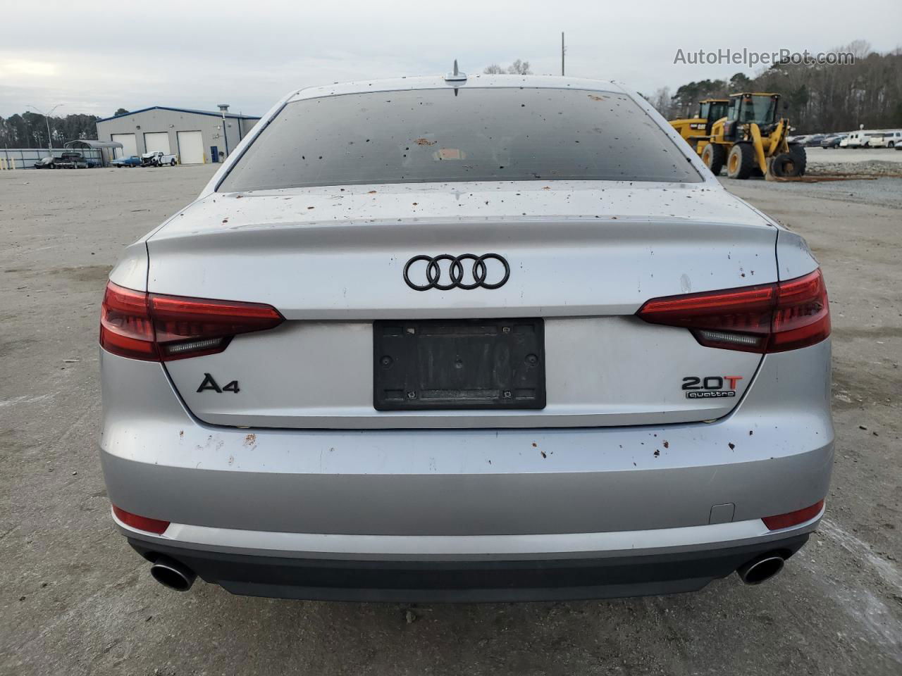 2017 Audi A4 Premium Silver vin: WAUANAF42HN027458