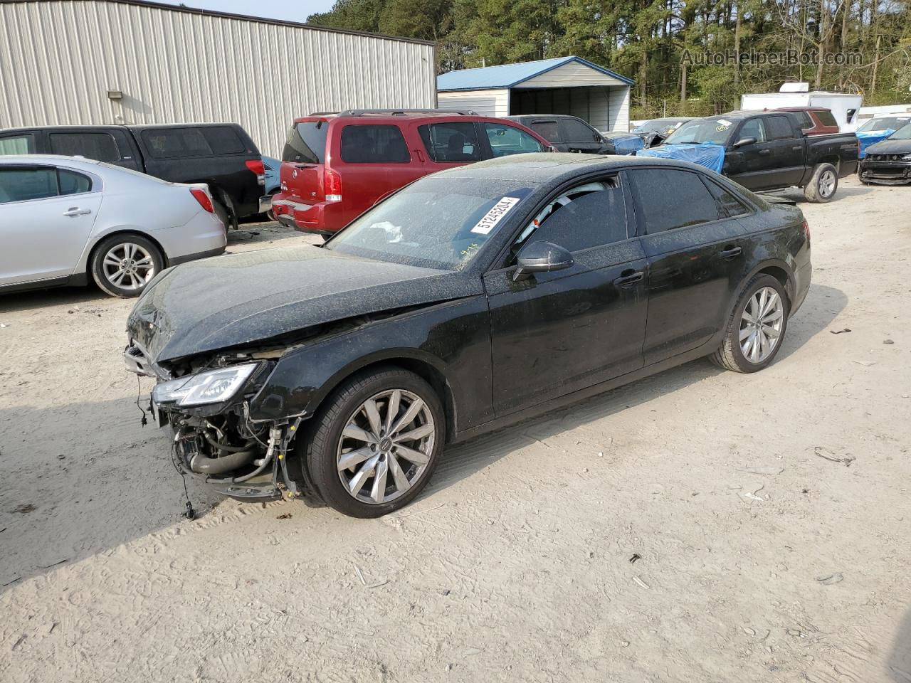 2017 Audi A4 Premium Black vin: WAUANAF43HN011799