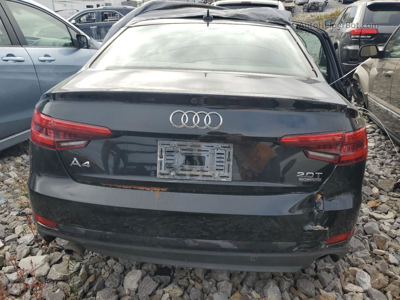 2017 Audi A4 Premium Black vin: WAUANAF43HN043121