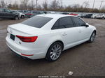 2017 Audi A4 2.0t Premium White vin: WAUANAF44HN011164