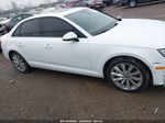 2017 Audi A4 2.0t Premium White vin: WAUANAF44HN011164