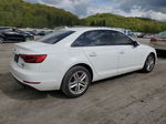 2017 Audi A4 Premium White vin: WAUANAF44HN043466