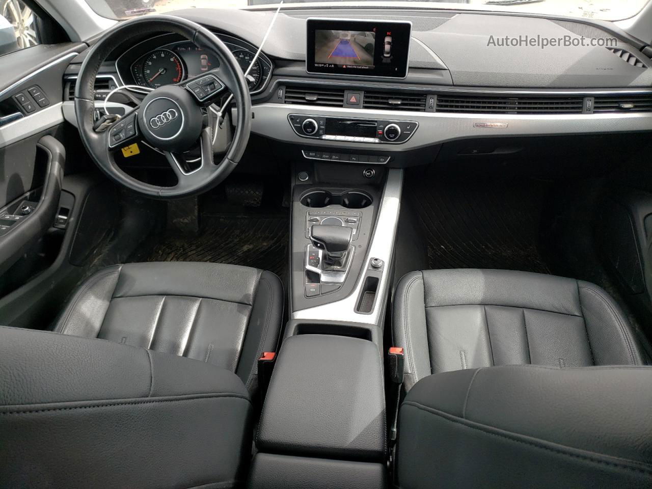 2017 Audi A4 Premium Серебряный vin: WAUANAF45HN001193