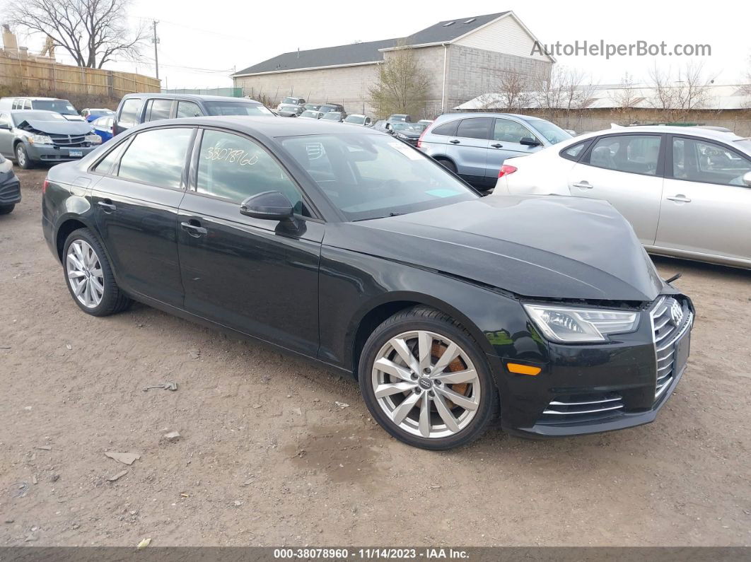 2017 Audi A4 2.0t Premium Черный vin: WAUANAF45HN001291