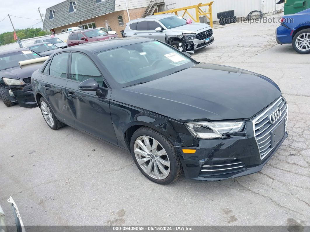 2017 Audi A4 2.0t Premium Black vin: WAUANAF45HN013795