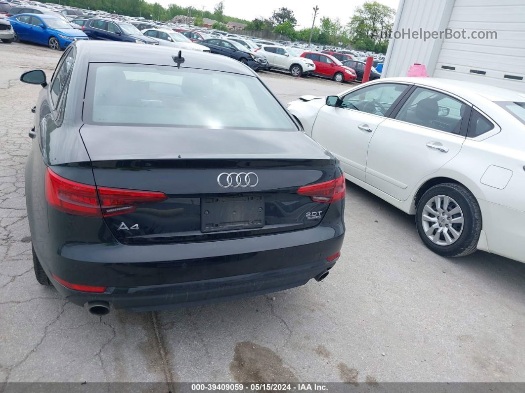 2017 Audi A4 2.0t Premium Black vin: WAUANAF45HN013795