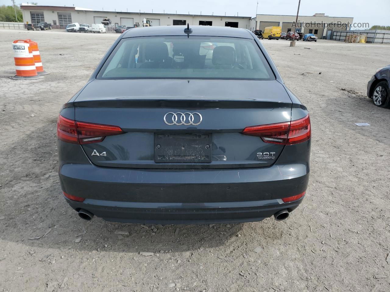 2017 Audi A4 Premium Charcoal vin: WAUANAF46HN011165