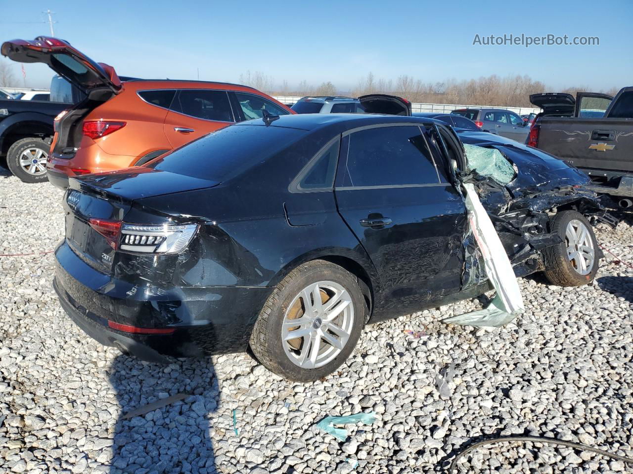 2017 Audi A4 Premium Black vin: WAUANAF46HN052198