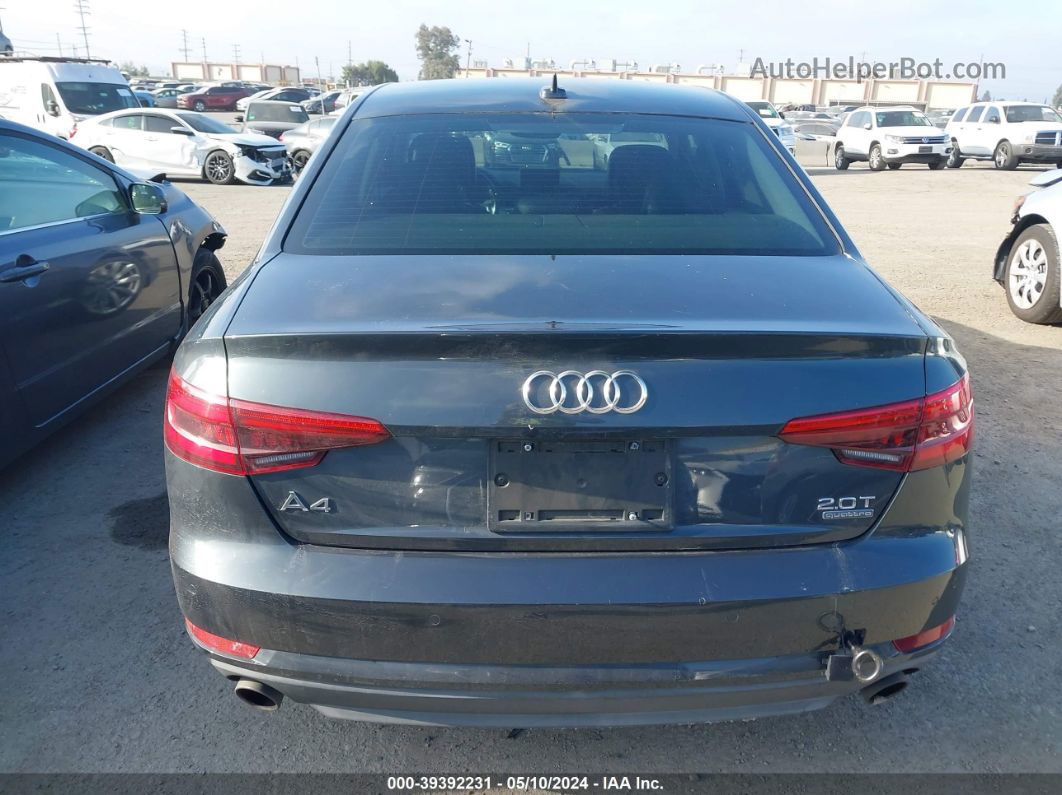 2017 Audi A4 2.0t Premium Gray vin: WAUANAF48HN010955