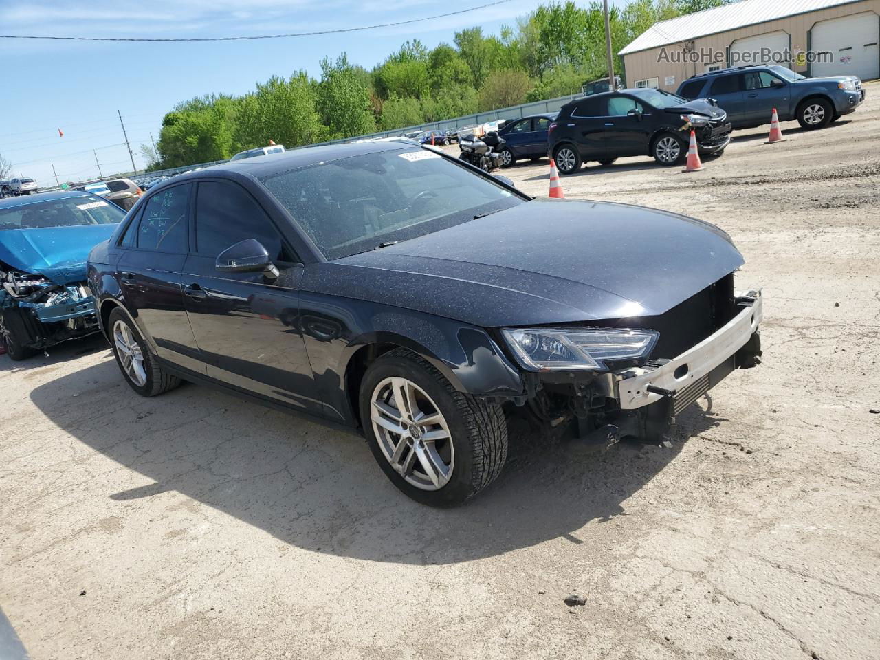 2017 Audi A4 Premium Black vin: WAUANAF48HN030137