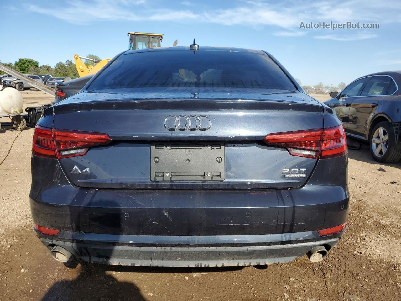 2017 Audi A4 Premium Черный vin: WAUANAF49HN006672