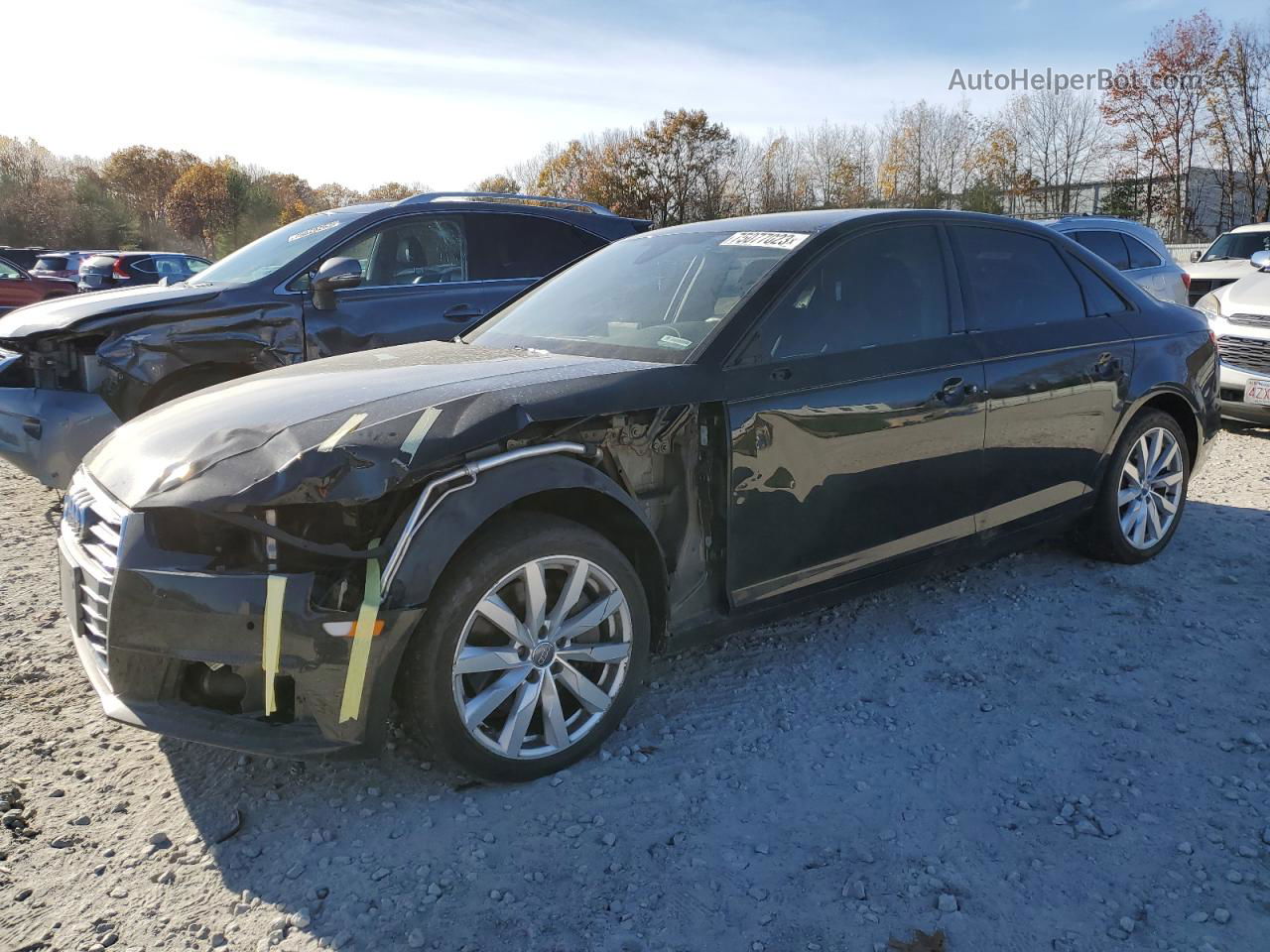 2017 Audi A4 Premium Black vin: WAUANAF49HN008034