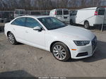 2017 Audi A4 2.0t Premium White vin: WAUANAF49HN009068