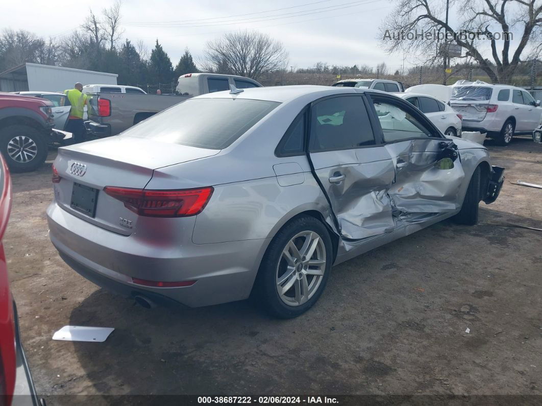 2017 Audi A4 2.0t Premium Silver vin: WAUANAF49HN027084