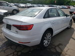 2017 Audi A4 Premium White vin: WAUANAF49HN032611