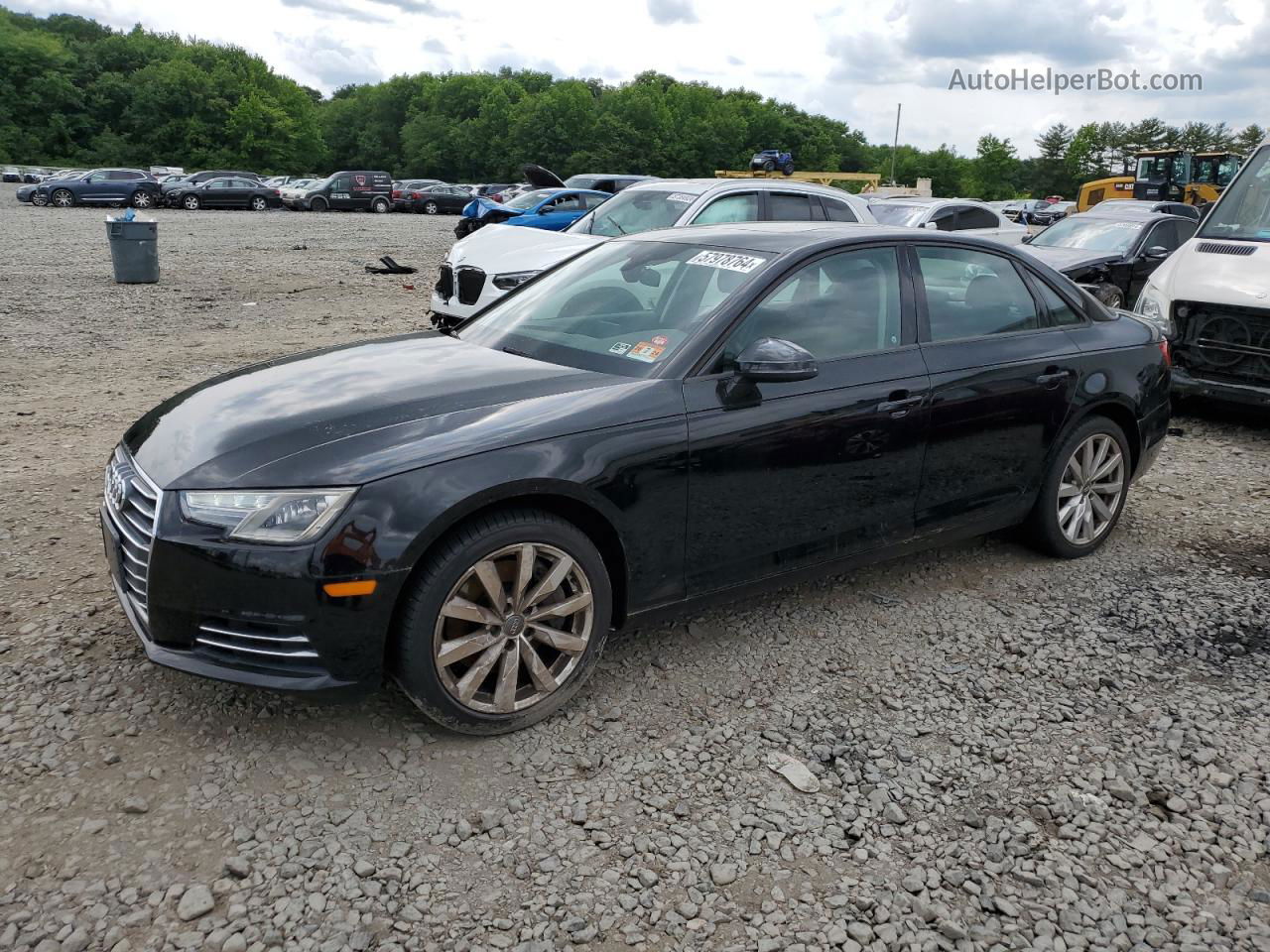 2017 Audi A4 Premium Black vin: WAUANAF49HN035184