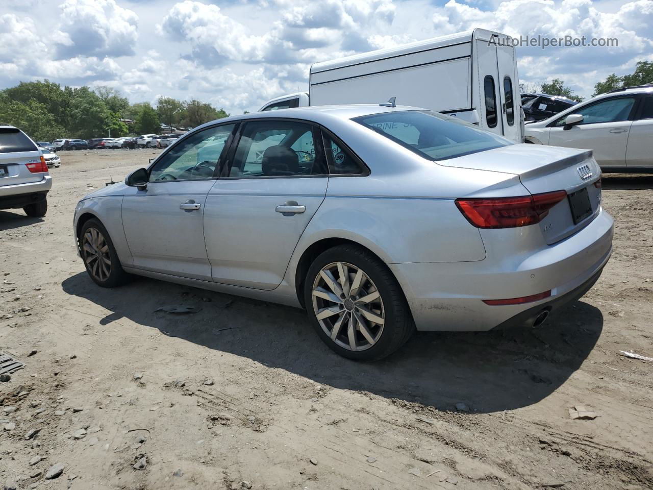 2017 Audi A4 Premium Silver vin: WAUANAF4XHN011685