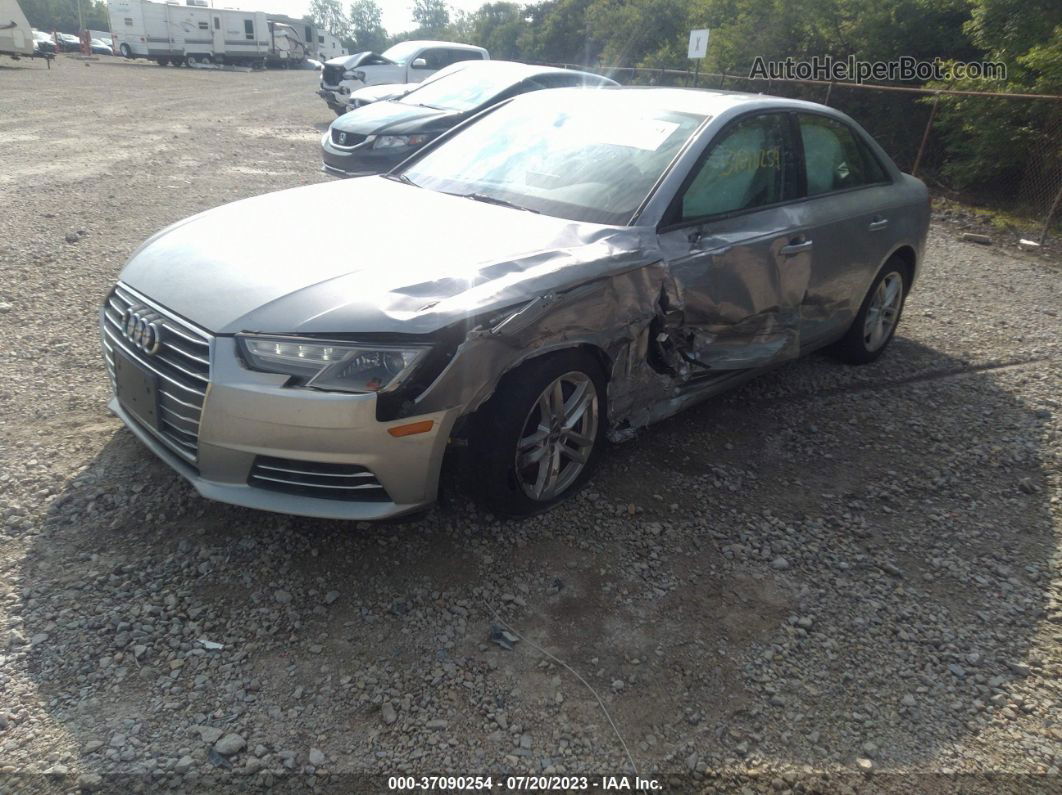 2017 Audi A4 Premium Silver vin: WAUANAF4XHN031158