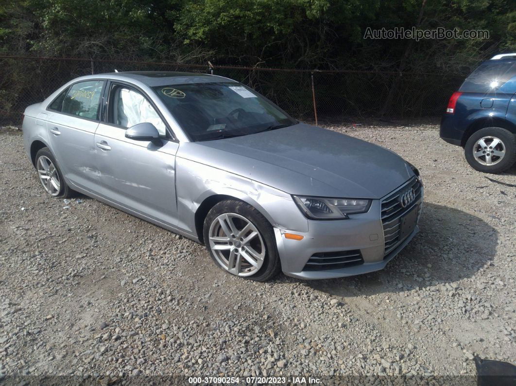 2017 Audi A4 Premium Silver vin: WAUANAF4XHN031158