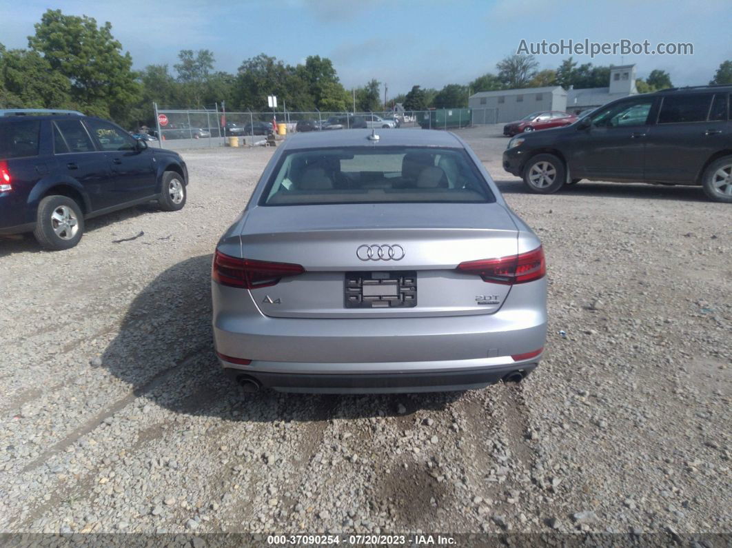 2017 Audi A4 Premium Silver vin: WAUANAF4XHN031158