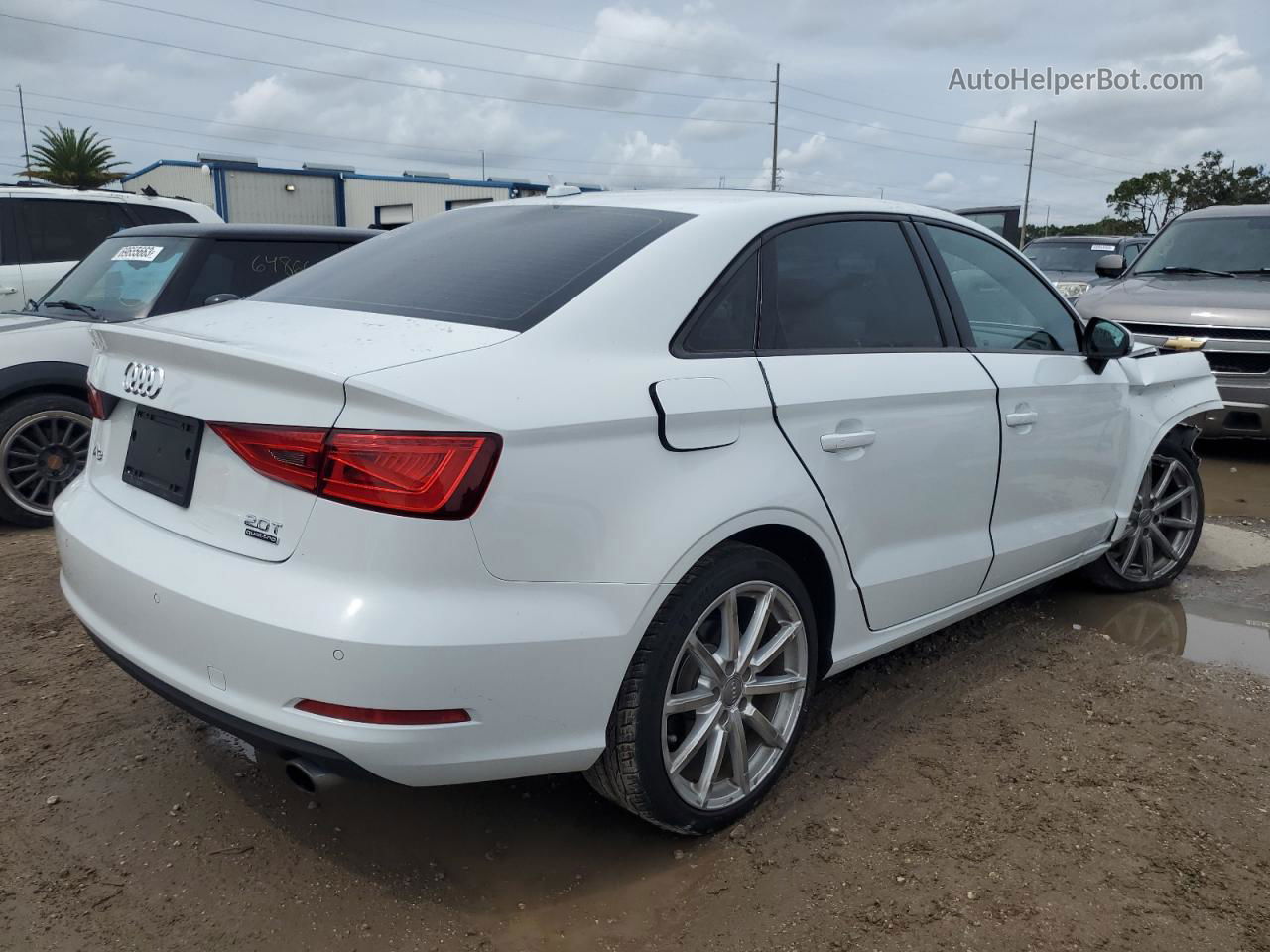 2016 Audi A3 Premium White vin: WAUB8GFF0G1027898